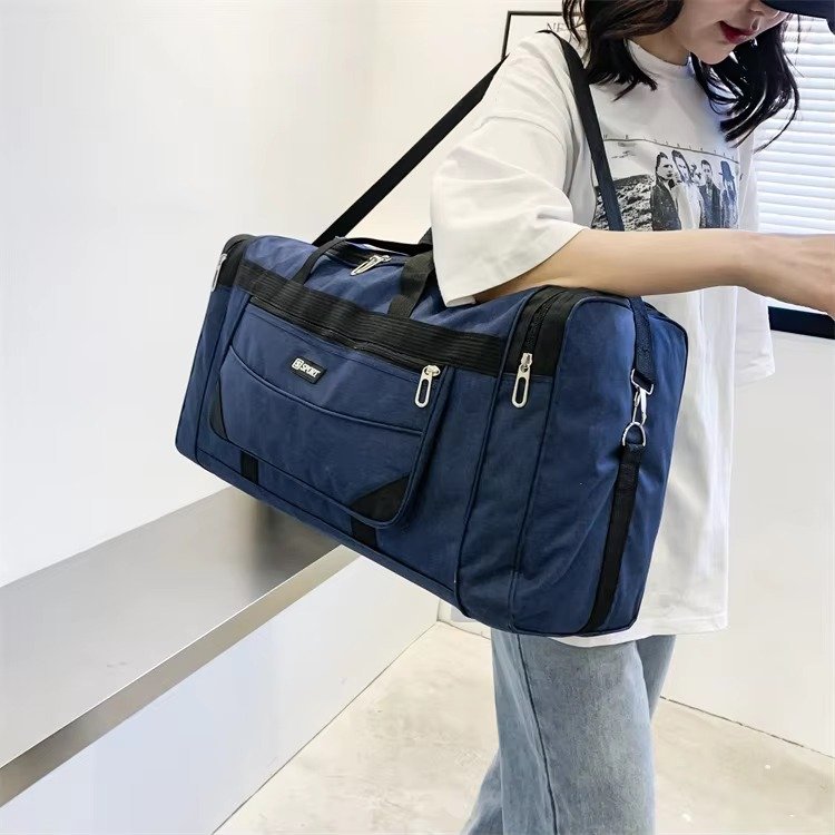 Custom Nylon Weekend Overnight Duffel Bag – Lightweight Business Travel Luggage Organizer product detail