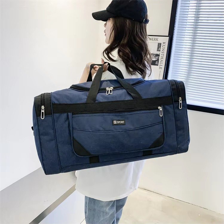 Custom Nylon Weekend Overnight Duffel Bag – Lightweight Business Travel Luggage Organizer product detail