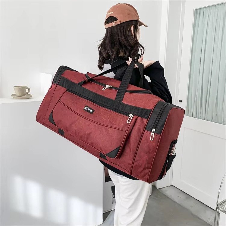 Custom Nylon Weekend Overnight Duffel Bag – Lightweight Business Travel Luggage Organizer product detail