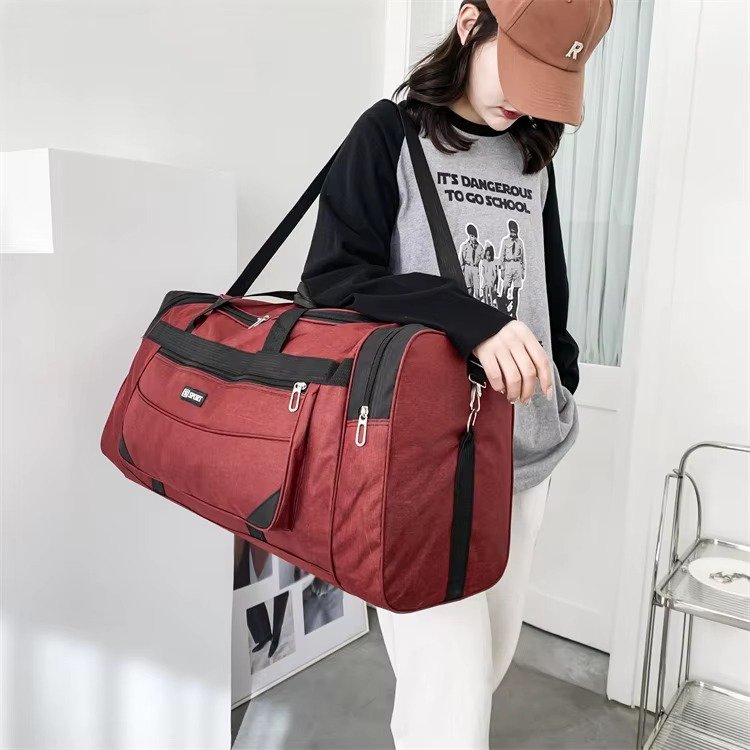 Custom Nylon Weekend Overnight Duffel Bag – Lightweight Business Travel Luggage Organizer product detail