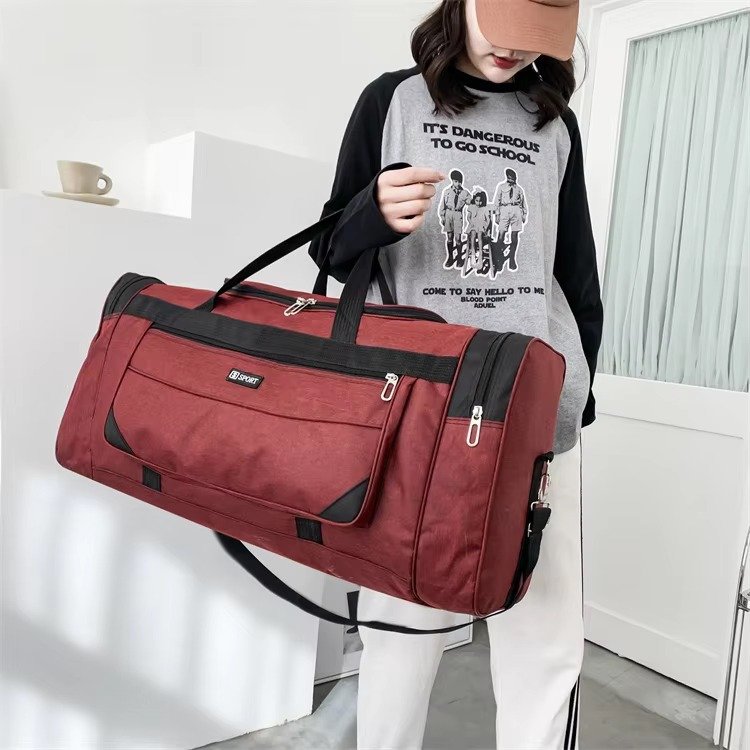 Custom Nylon Weekend Overnight Duffel Bag – Lightweight Business Travel Luggage Organizer product detail