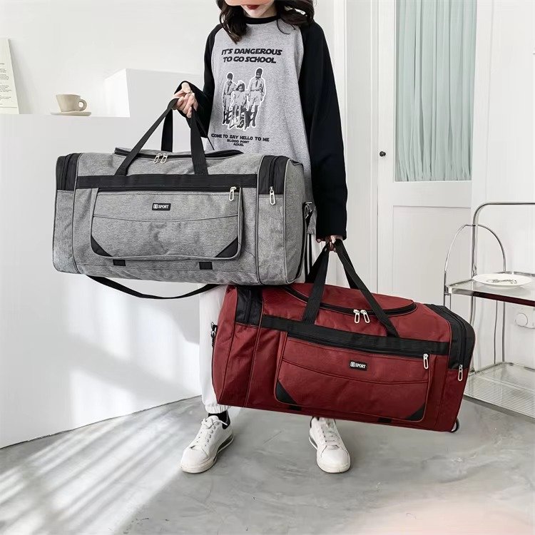 Custom Nylon Weekend Overnight Duffel Bag – Lightweight Business Travel Luggage Organizer product detail