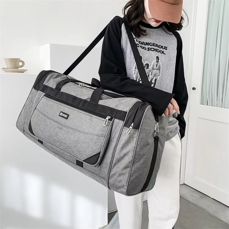 Custom Nylon Weekend Overnight Duffel Bag – Lightweight Business Travel Luggage Organizer product detail