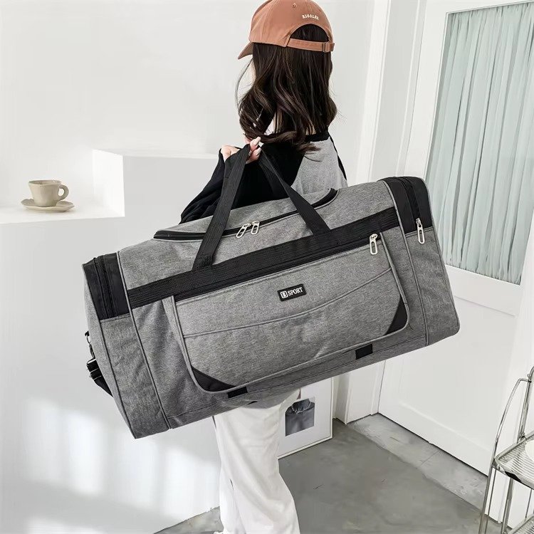 Custom Nylon Weekend Overnight Duffel Bag – Lightweight Business Travel Luggage Organizer product detail