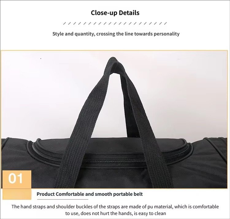 Custom Nylon Weekend Overnight Duffel Bag – Lightweight Business Travel Luggage Organizer product detail