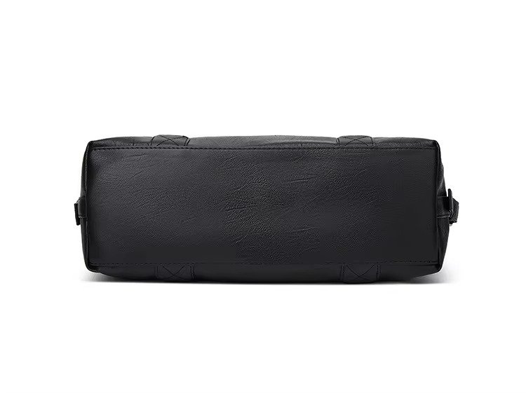 Custom PU Leather Crossbody Tote Bag – Vintage Waterproof Shoulder Handbag for Travel & Shopping product detail