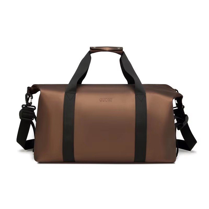 Custom Luxury PU Leather Weekender Duffel Bag – Waterproof Lightweight Travel Gym Bag product detail