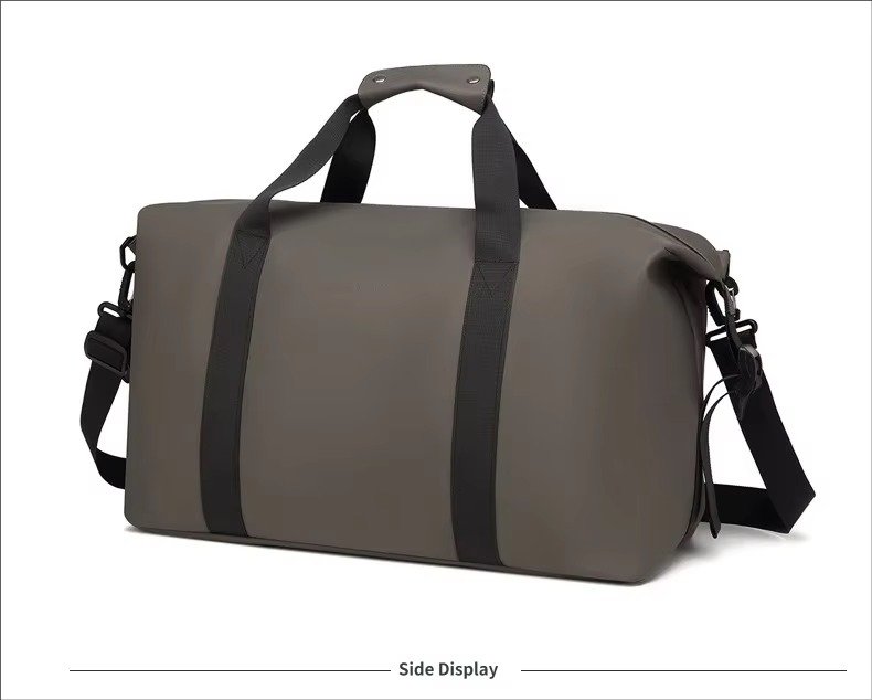 Custom Luxury PU Leather Weekender Duffel Bag – Waterproof Lightweight Travel Gym Bag product detail
