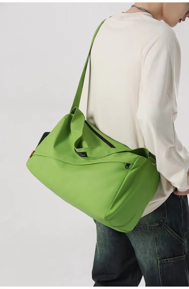 Custom Oxford Duffel Bag 20-30L with Luggage Trolley Sleeve – Yoga Fitness Crossbody Bag product detail
