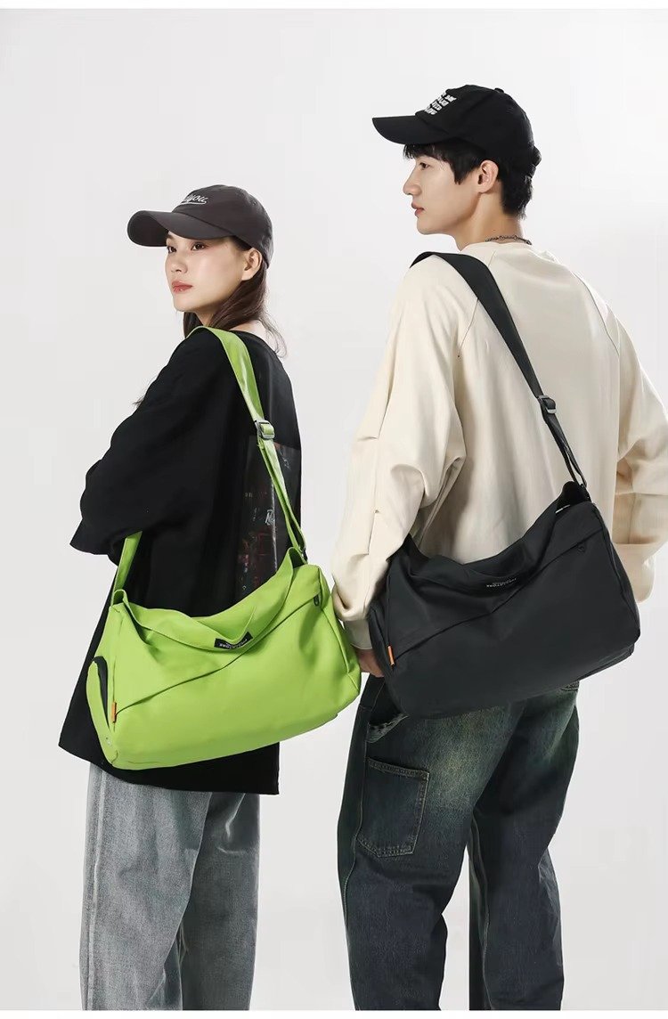 Custom Oxford Duffel Bag 20-30L with Luggage Trolley Sleeve – Yoga Fitness Crossbody Bag product detail