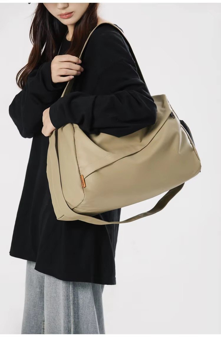 Custom Oxford Duffel Bag 20-30L with Luggage Trolley Sleeve – Yoga Fitness Crossbody Bag product detail