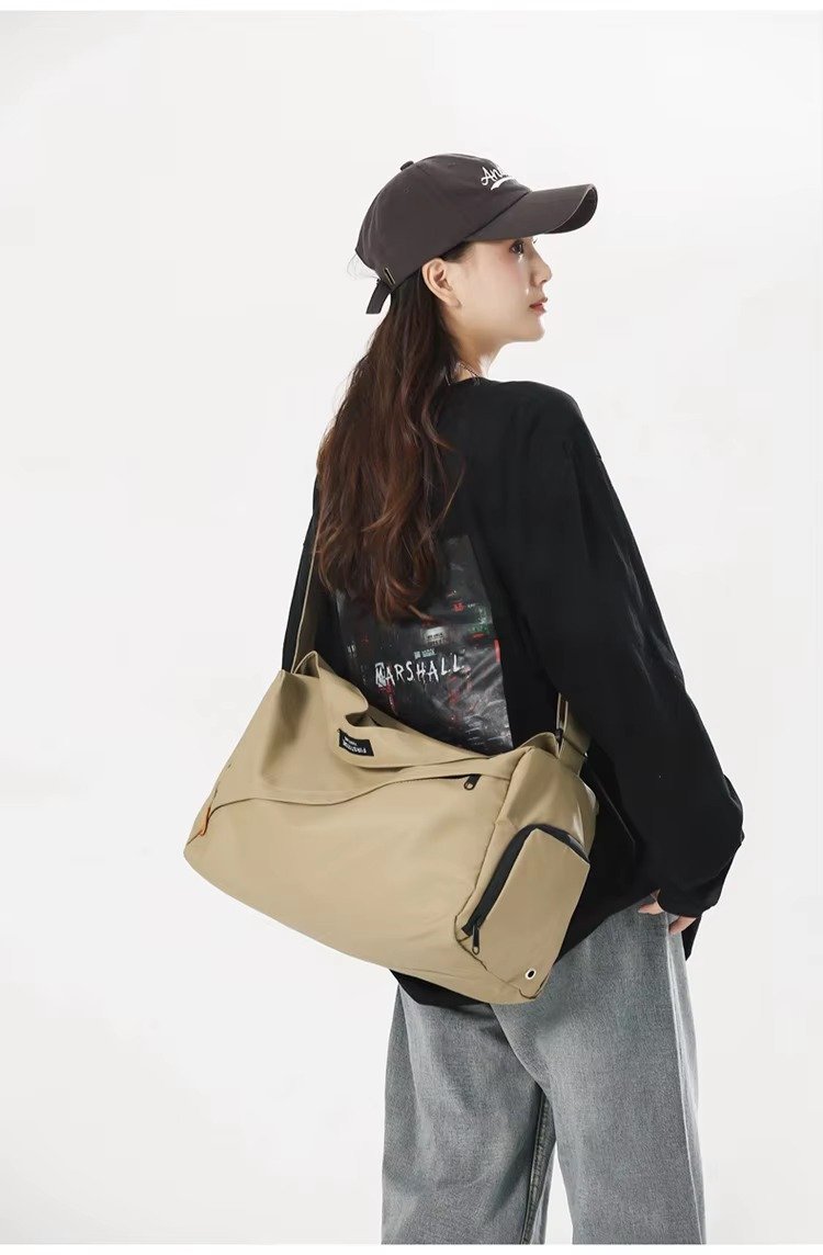 Custom Oxford Duffel Bag 20-30L with Luggage Trolley Sleeve – Yoga Fitness Crossbody Bag product detail