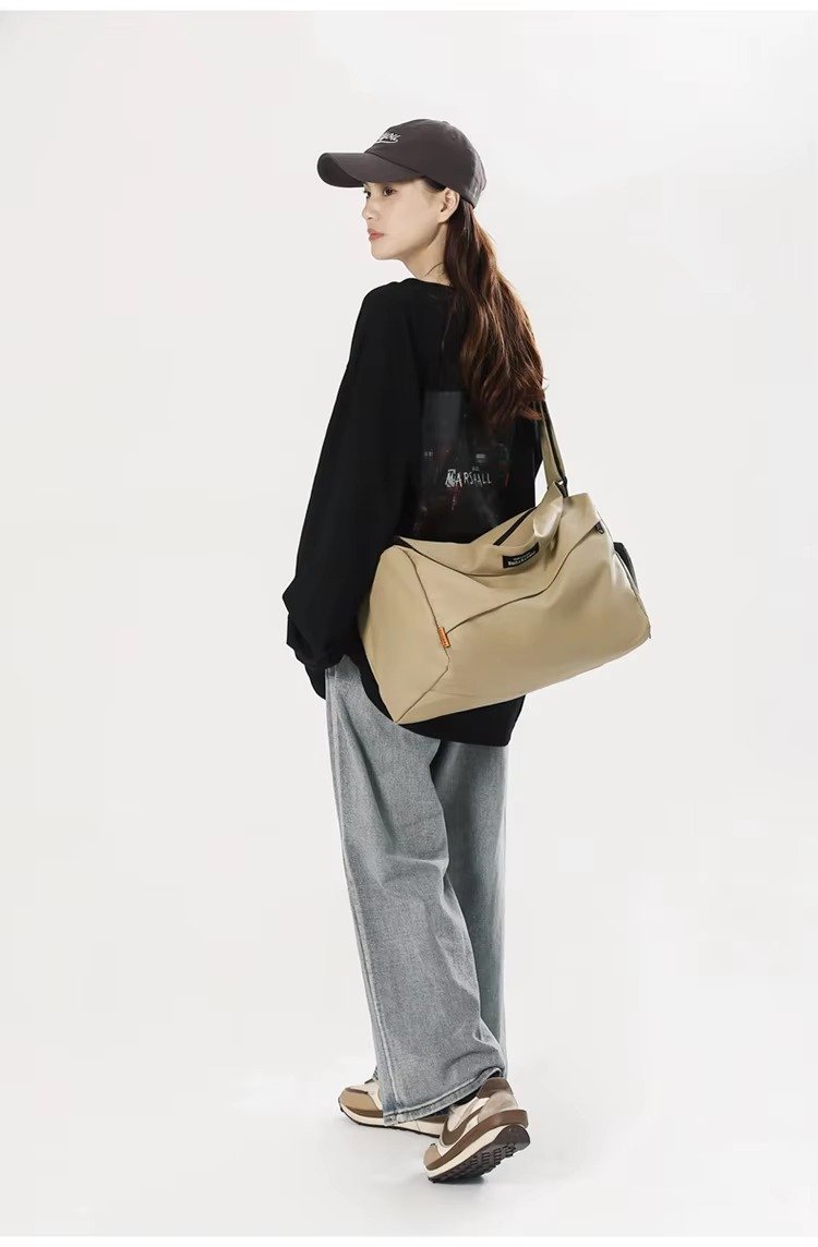 Custom Oxford Duffel Bag 20-30L with Luggage Trolley Sleeve – Yoga Fitness Crossbody Bag product detail