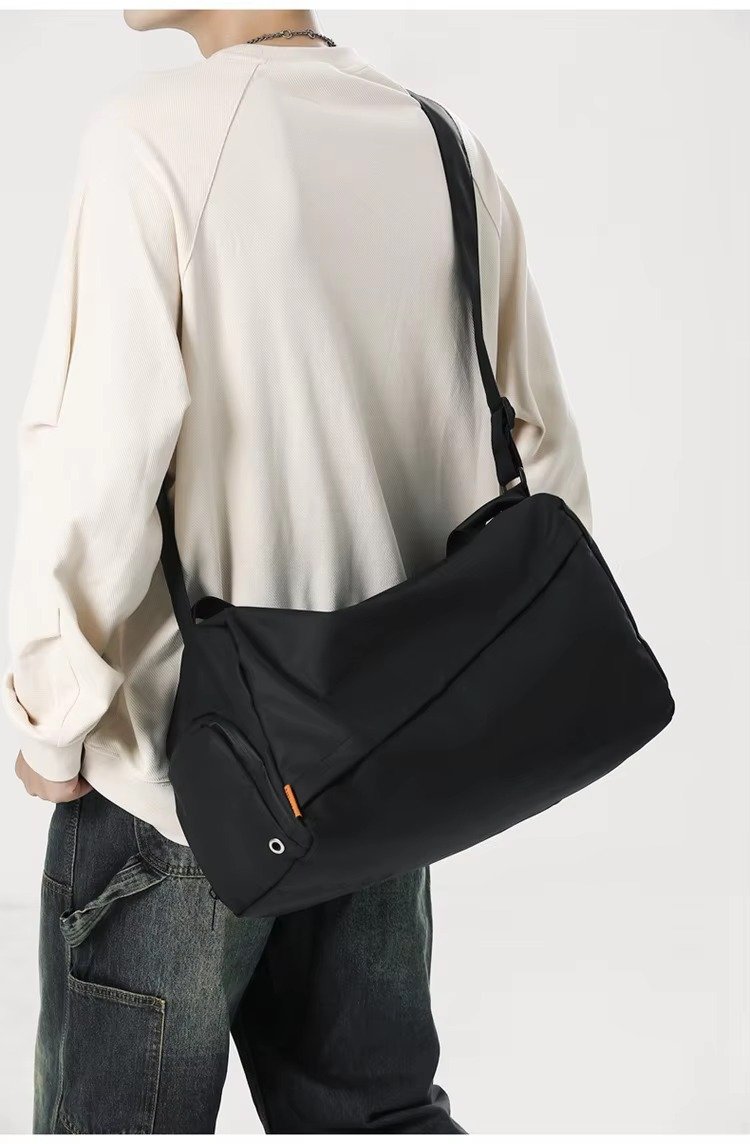 Custom Oxford Duffel Bag 20-30L with Luggage Trolley Sleeve – Yoga Fitness Crossbody Bag product detail