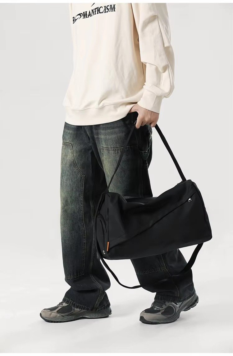 Custom Oxford Duffel Bag 20-30L with Luggage Trolley Sleeve – Yoga Fitness Crossbody Bag product detail