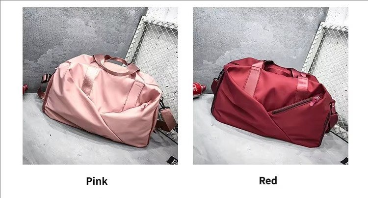 Custom Nylon Foldable Duffel Bag 20-30L – Waterproof Gym & Travel Bag with Dry Wet Separation product detail
