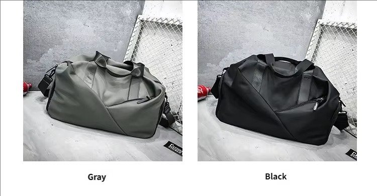 Custom Nylon Foldable Duffel Bag 20-30L – Waterproof Gym & Travel Bag with Dry Wet Separation product detail