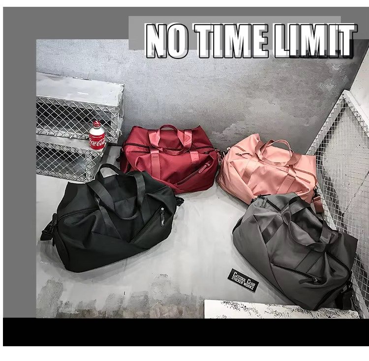 Custom Nylon Foldable Duffel Bag 20-30L – Waterproof Gym & Travel Bag with Dry Wet Separation product detail