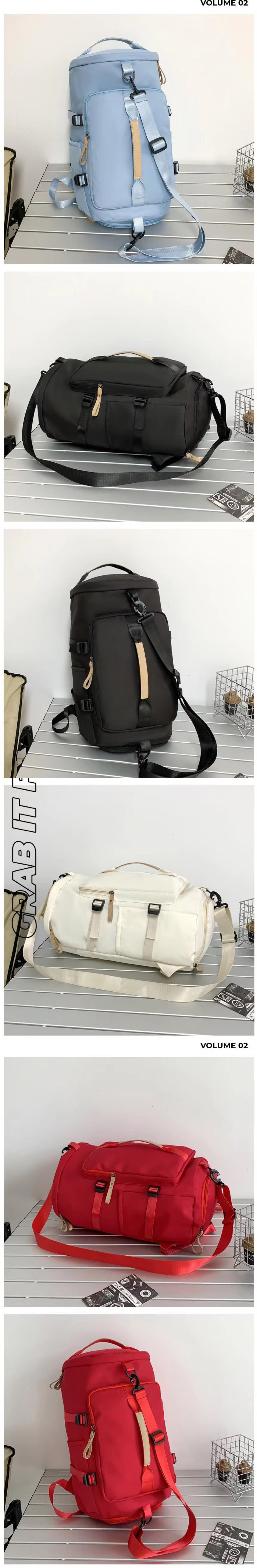 Custom Oxford Multi-Function Duffel Backpack 36-55L – Large Capacity Weekend Travel Bag product detail