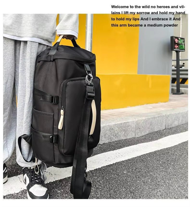 Custom Oxford Multi-Function Duffel Backpack 36-55L – Large Capacity Weekend Travel Bag product detail