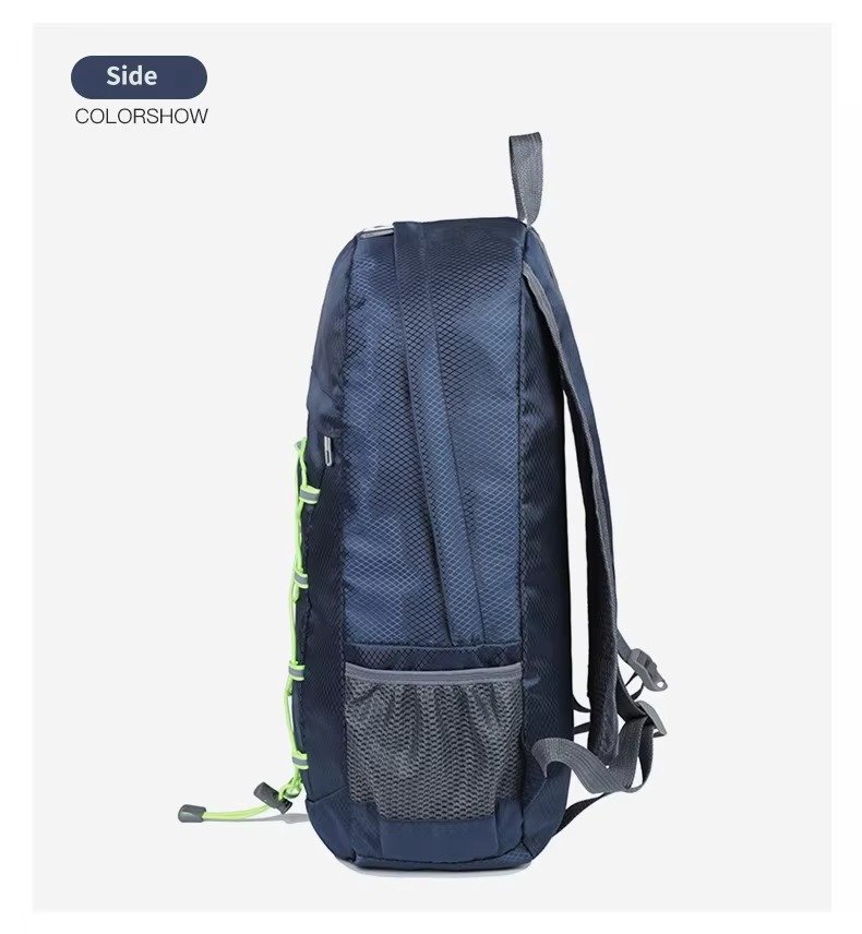 Custom Foldable Nylon Hiking Backpack 20-37L – Packable Waterproof Outdoor Daypack product detail