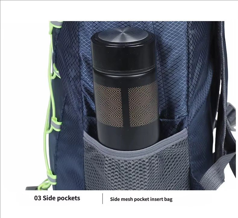 Custom Foldable Nylon Hiking Backpack 20-37L – Packable Waterproof Outdoor Daypack product detail