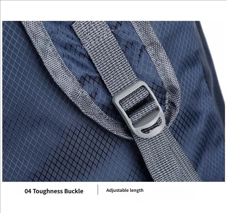 Custom Foldable Nylon Hiking Backpack 20-37L – Packable Waterproof Outdoor Daypack product detail