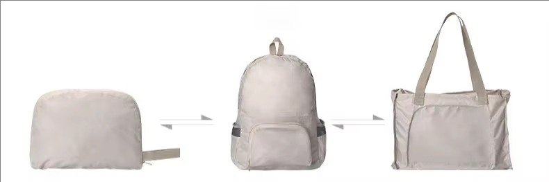 Custom Foldable Polyester Hiking Backpack 20-37L – Waterproof Packable Travel Storage Bag product detail