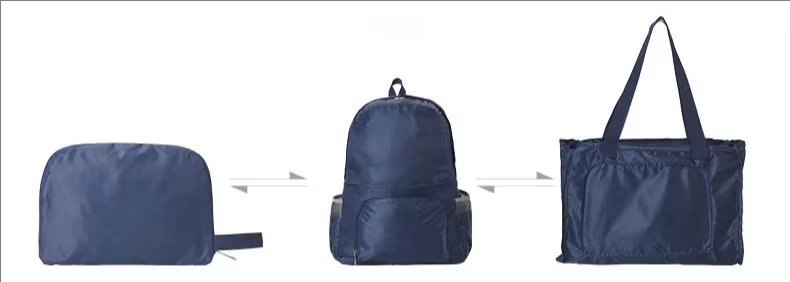 Custom Foldable Polyester Hiking Backpack 20-37L – Waterproof Packable Travel Storage Bag product detail