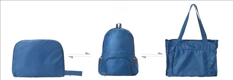 Custom Foldable Polyester Hiking Backpack 20-37L – Waterproof Packable Travel Storage Bag product detail