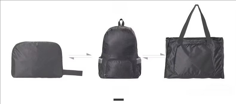 Custom Foldable Polyester Hiking Backpack 20-37L – Waterproof Packable Travel Storage Bag product detail