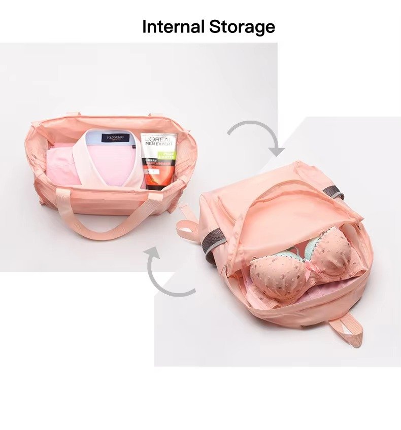 Custom Foldable Polyester Hiking Backpack 20-37L – Waterproof Packable Travel Storage Bag product detail