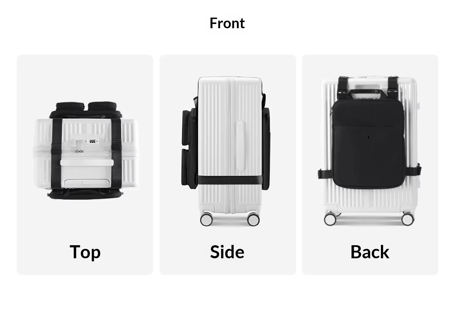 Custom Logo Oxford Business Laptop Backpack 20-35L – Expandable Cabin Travel Bag product detail