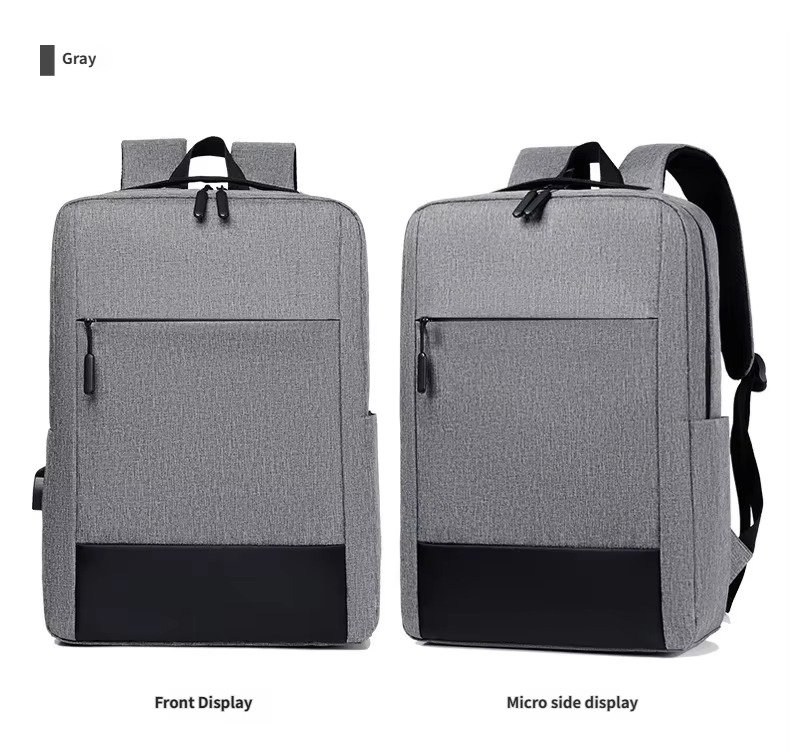 Custom Oxford Laptop Backpack with USB Charging Port 20-39L – Business College Travel Bag product detail
