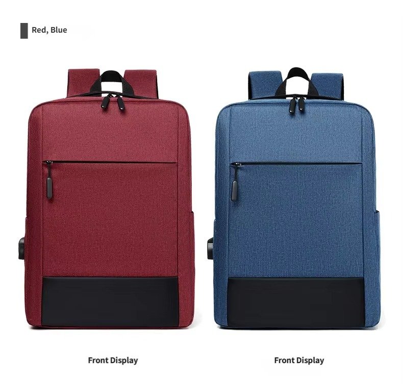 Custom Oxford Laptop Backpack with USB Charging Port 20-39L – Business College Travel Bag product detail