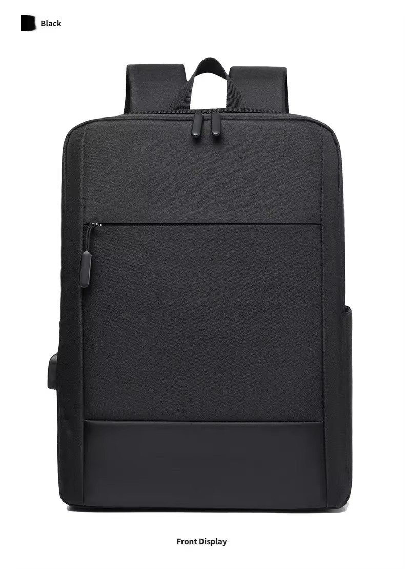 Custom Oxford Laptop Backpack with USB Charging Port 20-39L – Business College Travel Bag product detail