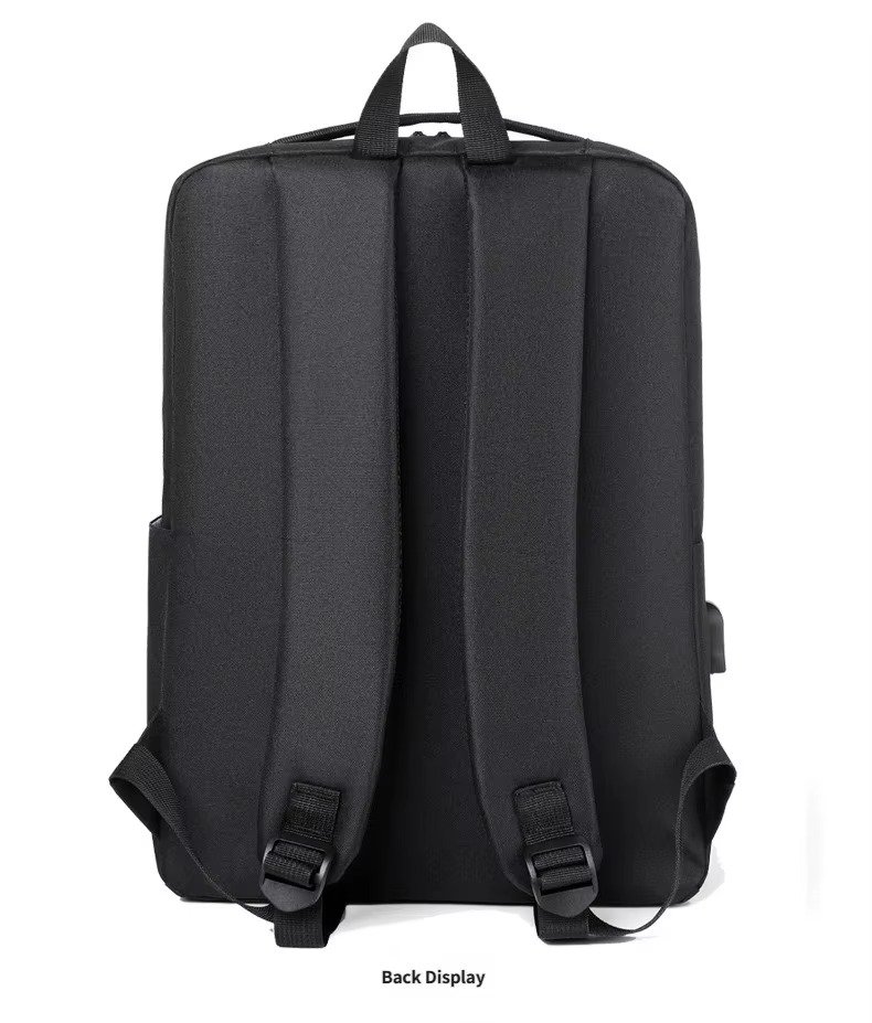 Custom Oxford Laptop Backpack with USB Charging Port 20-39L – Business College Travel Bag product detail