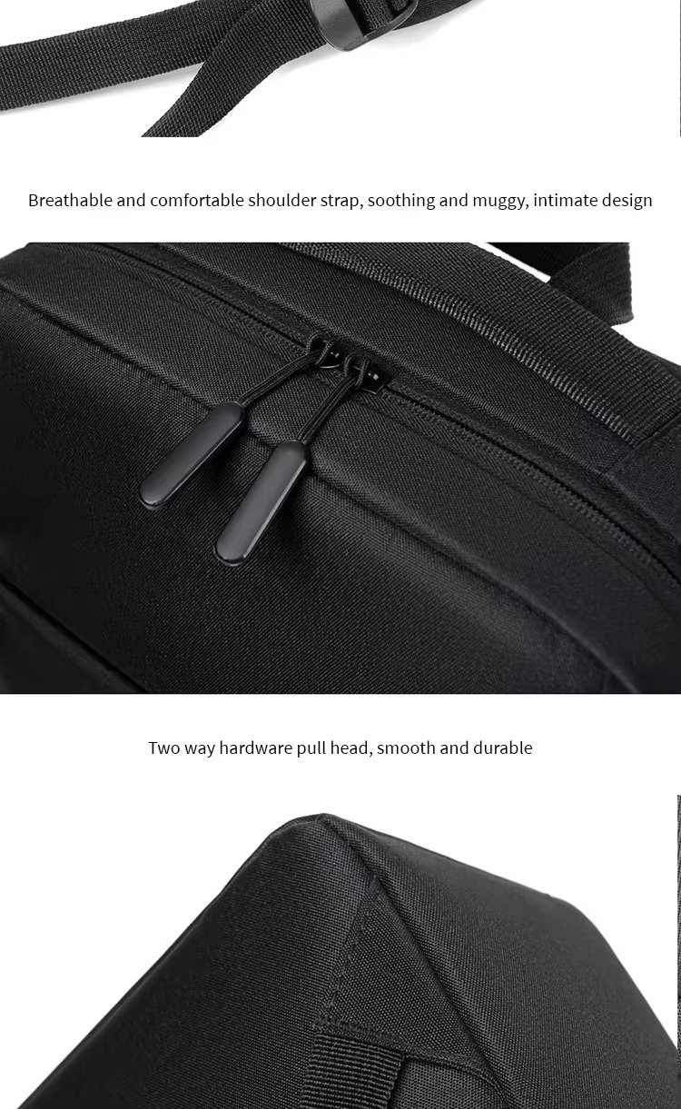 Custom Oxford Laptop Backpack with USB Charging Port 20-39L – Business College Travel Bag product detail