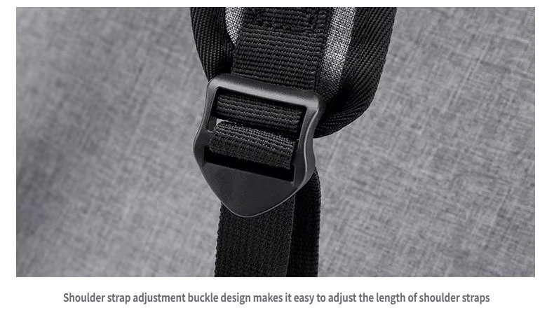 Custom Nylon Laptop Backpack with Hard Metal Handle – Business Computer Bag for College & Commute product detail