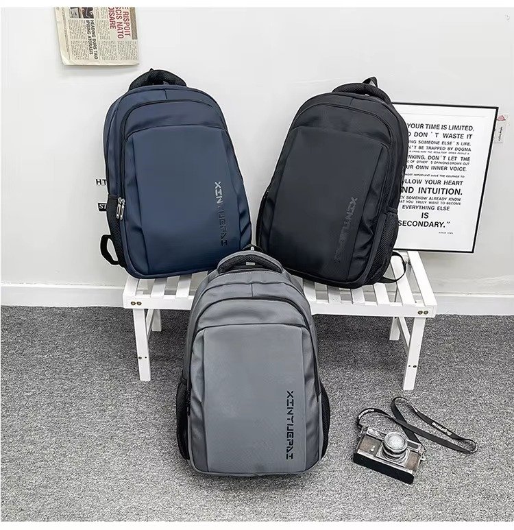 Customized Unisex Fashion Large Capacity Waterproof Laptop Backpack for School Travel Universal Design Leisure Sports Schoolbag product detail