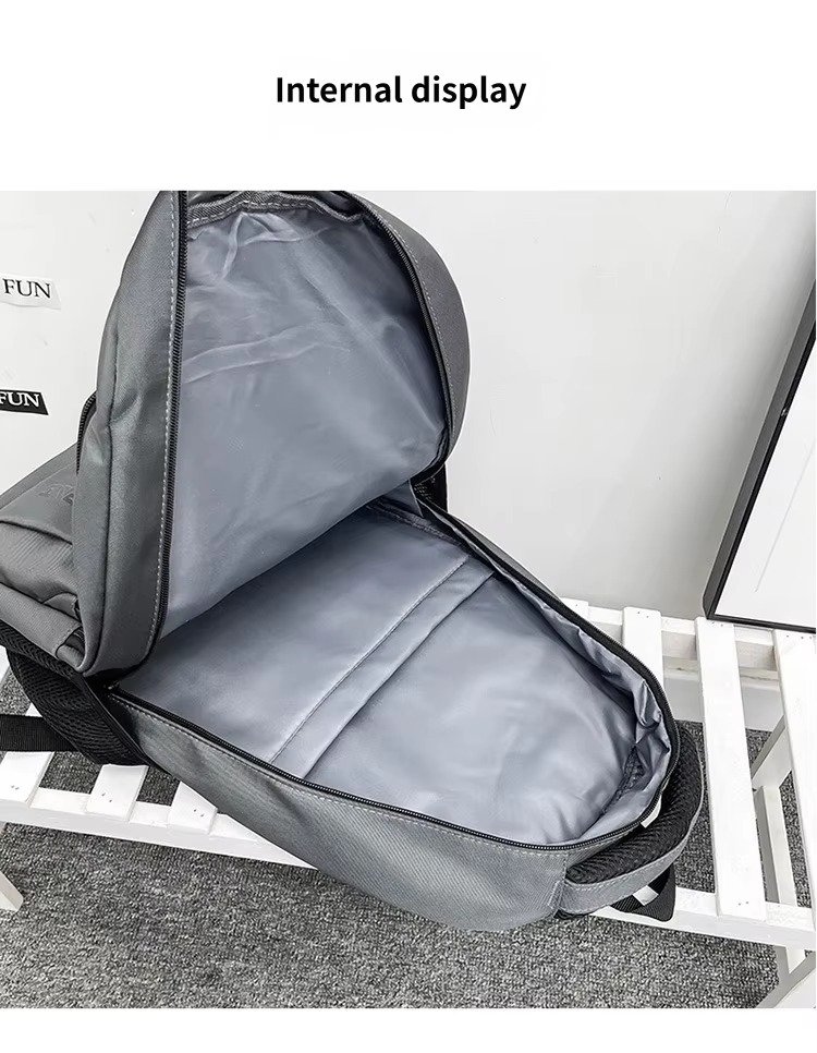 Customized Unisex Fashion Large Capacity Waterproof Laptop Backpack for School Travel Universal Design Leisure Sports Schoolbag product detail