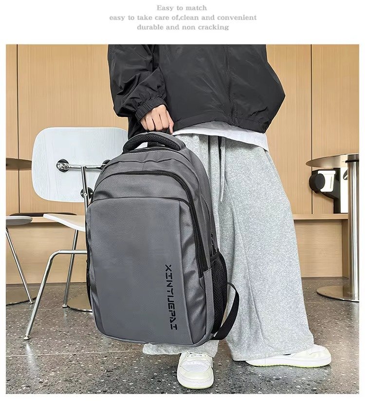Customized Unisex Fashion Large Capacity Waterproof Laptop Backpack for School Travel Universal Design Leisure Sports Schoolbag product detail