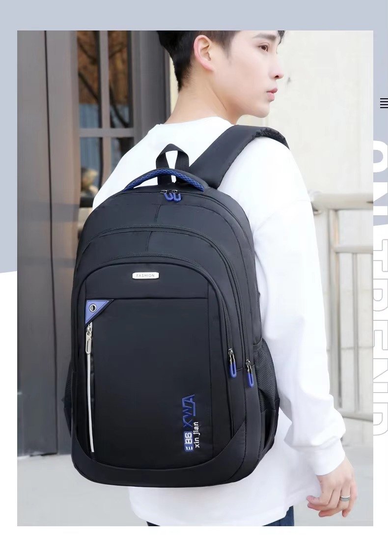 China Factory Direct Wholesale Fashion Unisex Student School Backpack Large Capacity Waterproof Casual Travel Computer Backpacks product detail