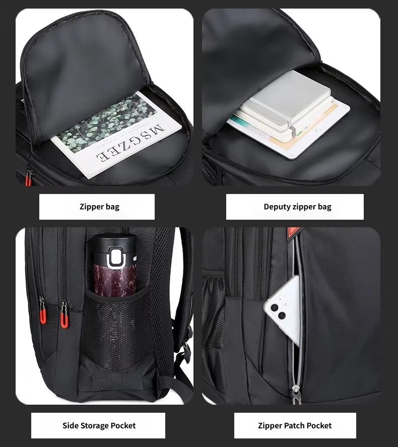 China Factory Direct Wholesale Fashion Unisex Student School Backpack Large Capacity Waterproof Casual Travel Computer Backpacks product detail