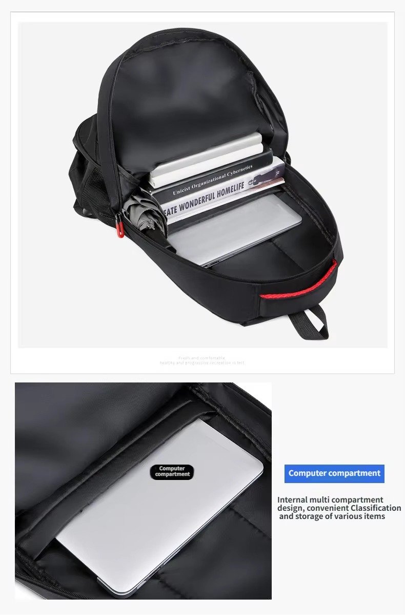 China Factory Direct Wholesale Fashion Unisex Student School Backpack Large Capacity Waterproof Casual Travel Computer Backpacks product detail