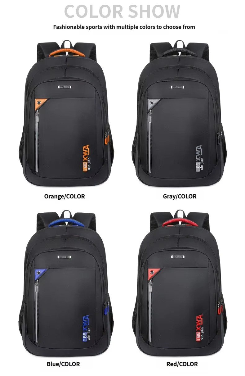 China Factory Direct Wholesale Fashion Unisex Student School Backpack Large Capacity Waterproof Casual Travel Computer Backpacks product detail