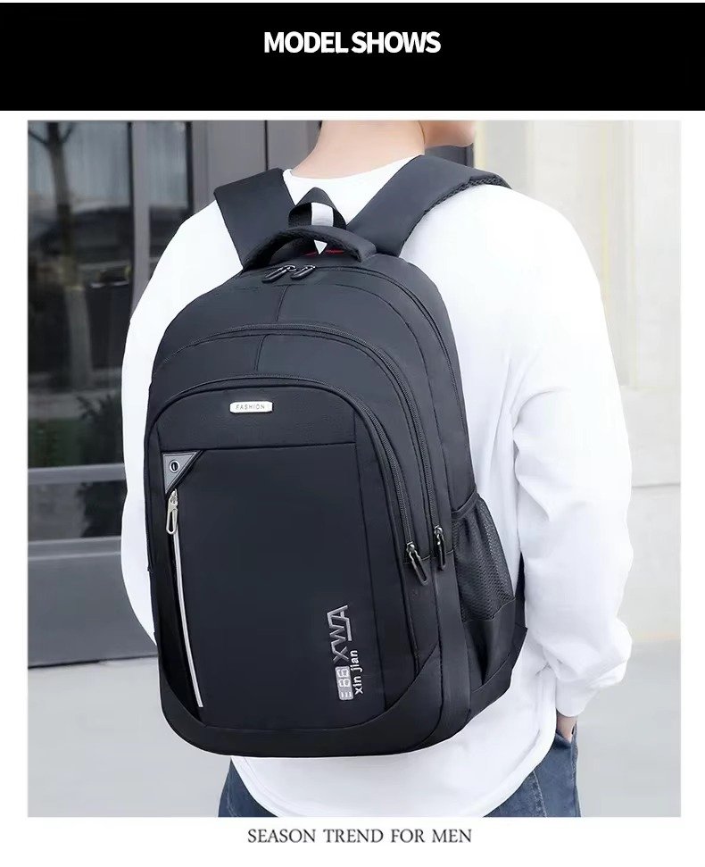 China Factory Direct Wholesale Fashion Unisex Student School Backpack Large Capacity Waterproof Casual Travel Computer Backpacks product detail