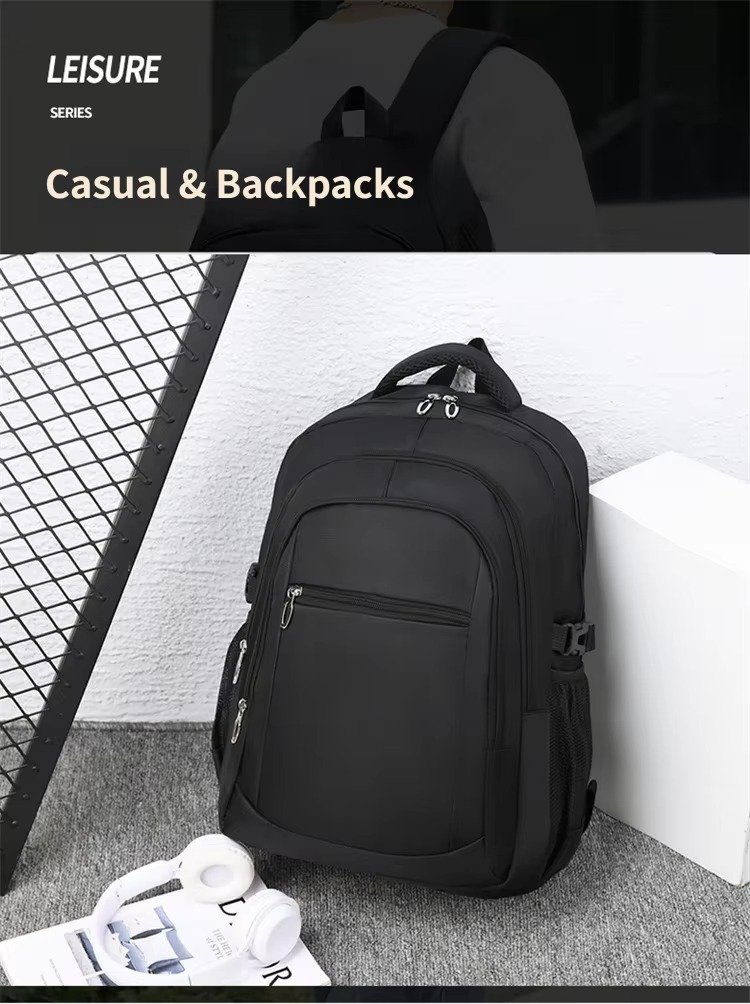 Wholesale Customizable 15.6 Inch Large Capacity Anti-Theft Laptop Backpack Waterproof Commute Business Travel Student School Bag product detail