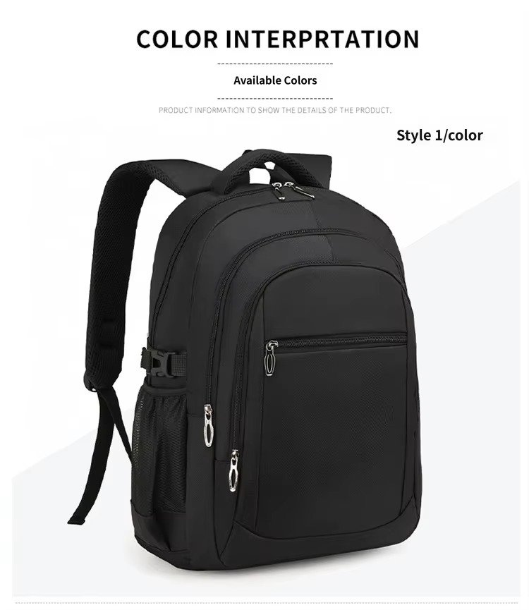 Wholesale Customizable 15.6 Inch Large Capacity Anti-Theft Laptop Backpack Waterproof Commute Business Travel Student School Bag product detail