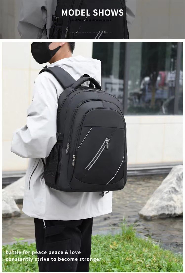 Wholesale Customizable 15.6 Inch Large Capacity Anti-Theft Laptop Backpack Waterproof Commute Business Travel Student School Bag product detail